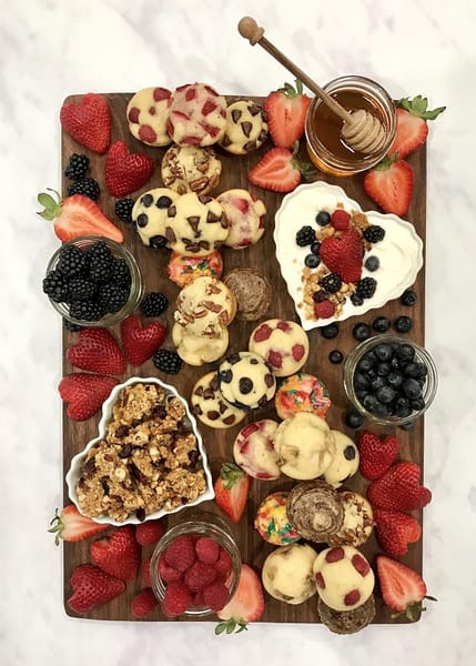 Muffin Board - Mother's Day Brunch Idea