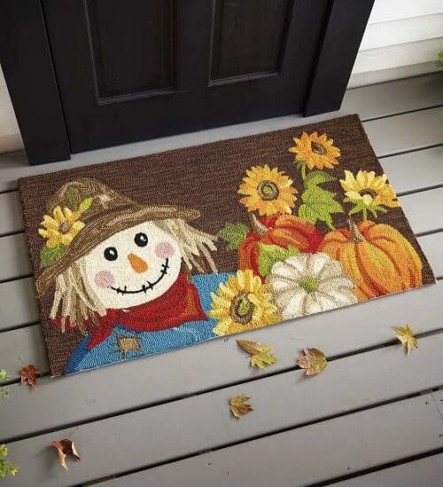 Indoor - Outdoor Scarecrow Door Mat
