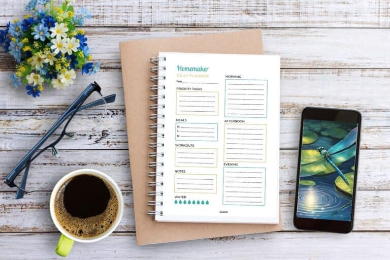 Printable Homemaker Daily Planner