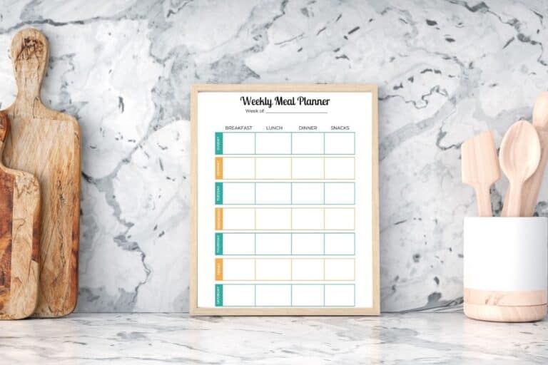 Printable Weekly Meal Planner