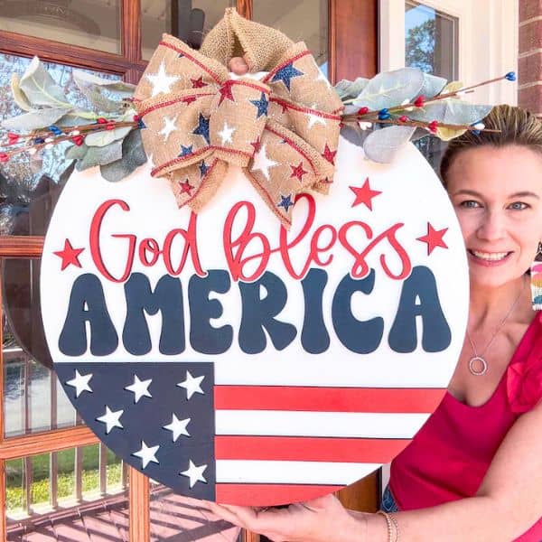 Patriotic Door Hanger